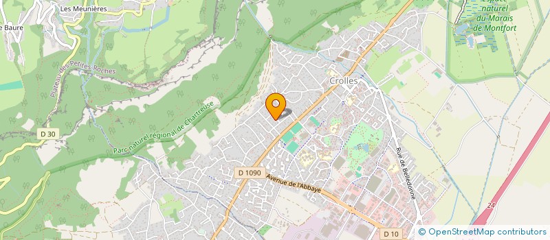 localisation de l'entreprise MADAME CHRISTINE TREMELOT  CROLLES