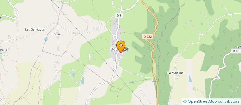 localisation de l'entreprise MADAME CHRISTINE TRESSOLS  MOUZIEYS-PANENS