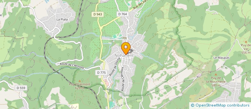 localisation de l'entreprise MADAME CHRISTINE TRIBOT  NOHANENT