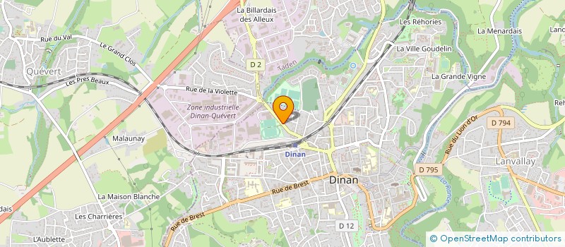 localisation de l'entreprise MADAME CHRISTINE TROMEUR à DINAN