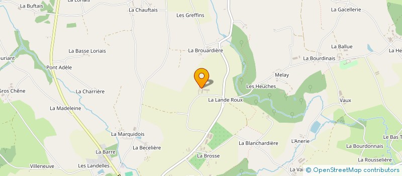 localisation de l'entreprise MADAME CHRISTINE TROTOUX  BAZOUGES-LA-PEROUSE