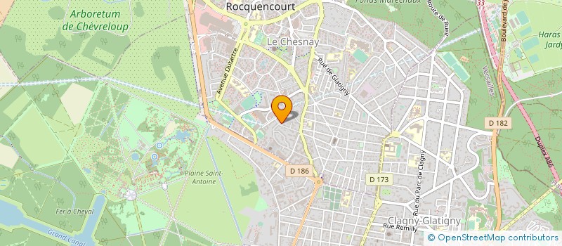 localisation de l'entreprise MADAME CHRISTINE TROUSSARD  LE CHESNAY-ROCQUENCOURT