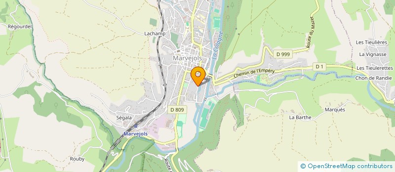 localisation de l'entreprise MADAME CHRISTINE TROUSSELIER  MARVEJOLS