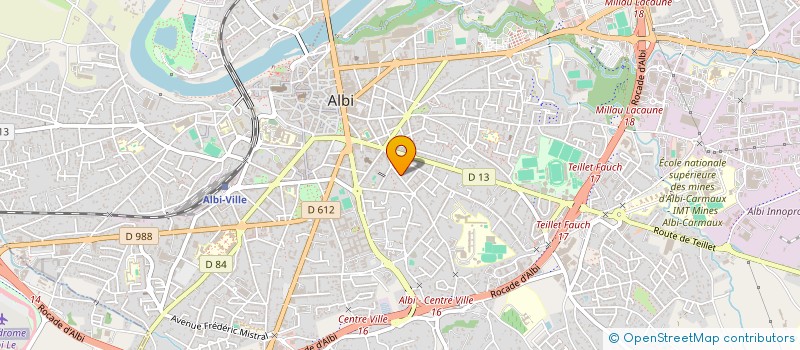 localisation de l'entreprise MADAME CHRISTINE TRULLEN à ALBI