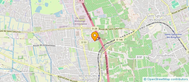 localisation de l'entreprise MADAME CHRISTINE TUTZO  MORIERES-LES-AVIGNON