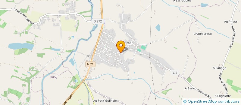 localisation de l'entreprise MADAME CHRISTINE ULIAN  CASTIN