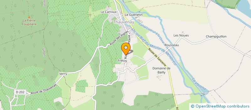 localisation de l'entreprise MADAME CHRISTINE URRUTY  THAUVENAY