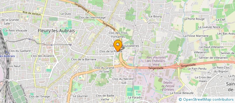 localisation de l'entreprise MADAME CHRISTINE USUNIER à ORLEANS