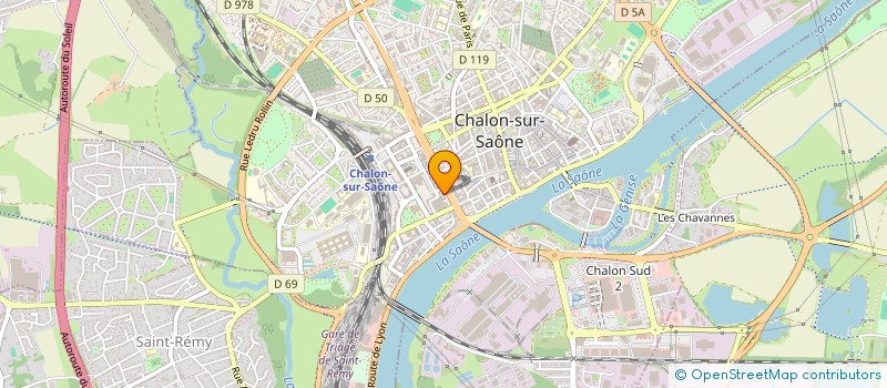 localisation de l'entreprise MADAME CHRISTINE VADROT à CHALON-SUR-SAONE