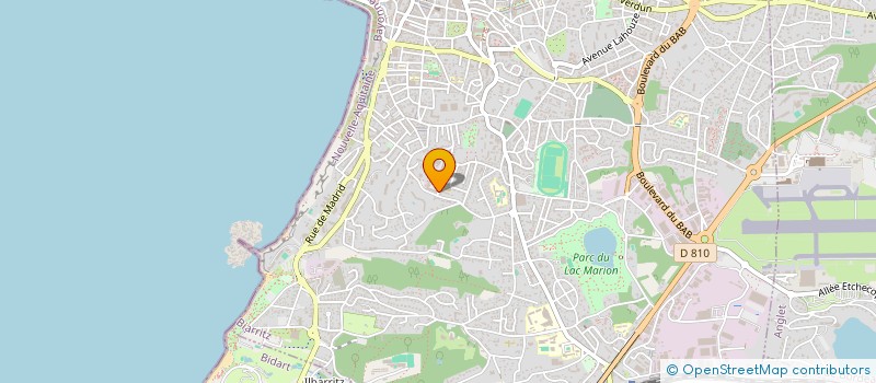 localisation de l'entreprise MADAME CHRISTINE VALADON  BIARRITZ