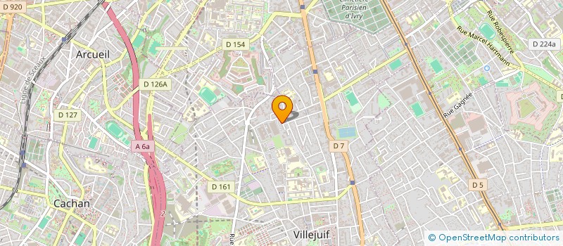 localisation de l'entreprise MADAME CHRISTINE VALERIAN  VILLEJUIF