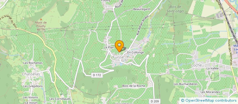 localisation de l'entreprise MADAME CHRISTINE VALETTE  FUISSE