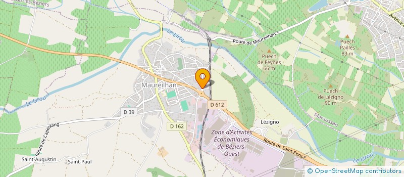 localisation de l'entreprise MADAME CHRISTINE VALLE  MAUREILHAN