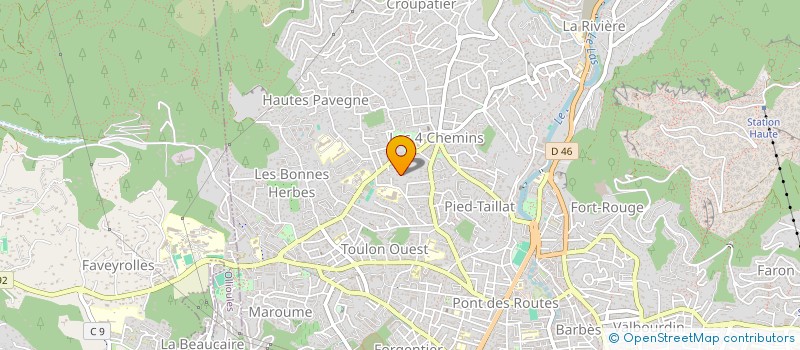 localisation de l'entreprise MADAME CHRISTINE VALLEE  LE REVEST-LES-EAUX