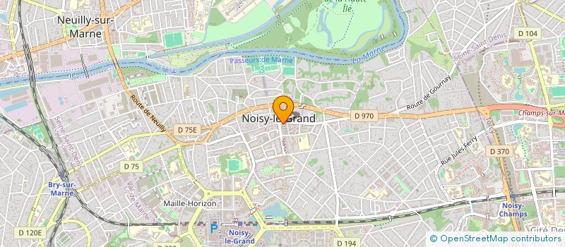 localisation de l'entreprise MADAME CHRISTINE VAN  NOISY-LE-GRAND