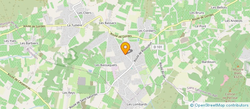 localisation de l'entreprise MADAME CHRISTINE VAN DER AA  SAINT-SATURNIN-LES-APT