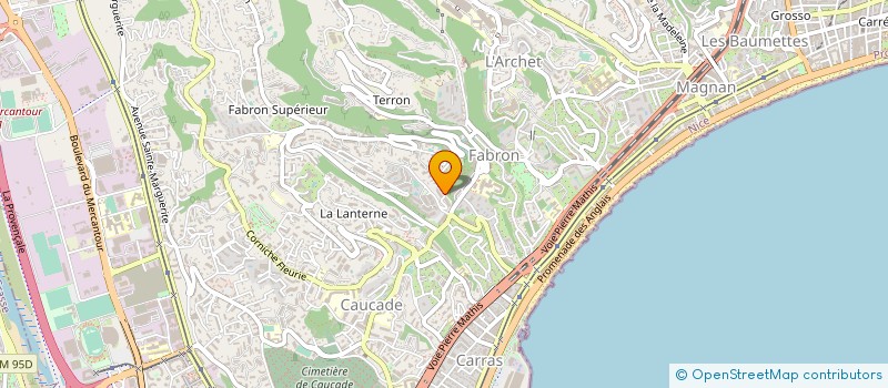 localisation de l'entreprise MADAME CHRISTINE VAN LOOY à NICE