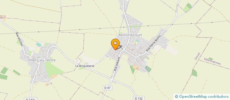 localisation de l'entreprise MADAME CHRISTINE VANCAYZEELE à MONCHECOURT
