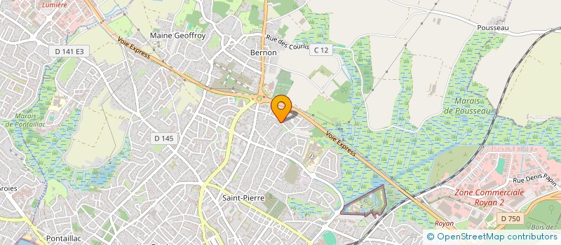 localisation de l'entreprise MADAME CHRISTINE VANDENABEELE  ROYAN