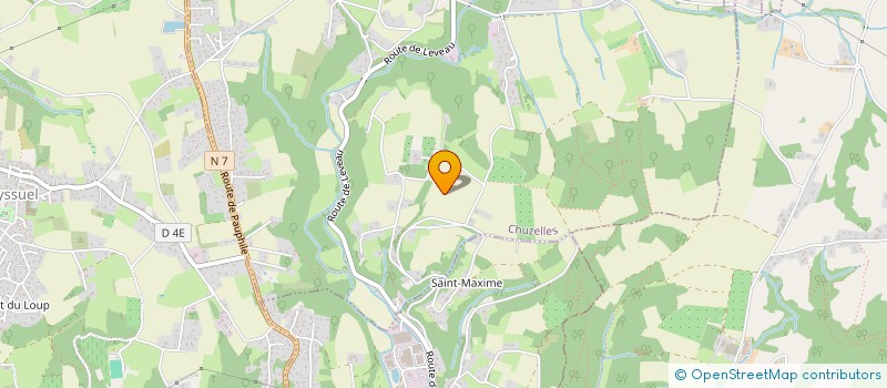 localisation de l'entreprise MADAME CHRISTINE VANNAIRE  CHUZELLES