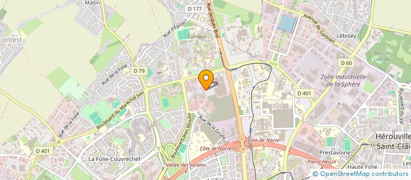 localisation de l'entreprise MADAME CHRISTINE VANUXEM à CAEN