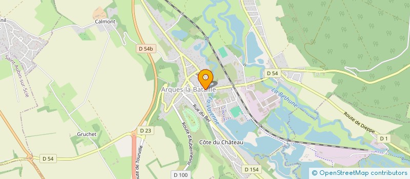 localisation de l'entreprise MADAME CHRISTINE VARIN  ARQUES-LA-BATAILLE