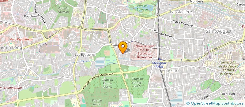 localisation de l'entreprise MADAME CHRISTINE VASQUEZ  MERIGNAC