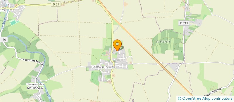 localisation de l'entreprise MADAME CHRISTINE VASSEUR  BENY-SUR-MER