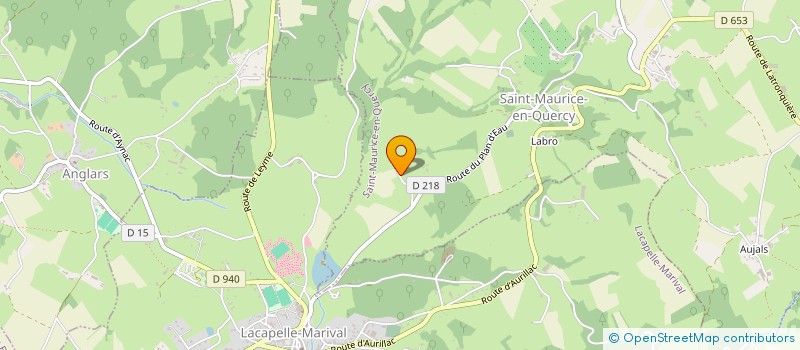 localisation de l'entreprise MADAME CHRISTINE VENDRAN  SAINT-MAURICE-EN-QUERCY