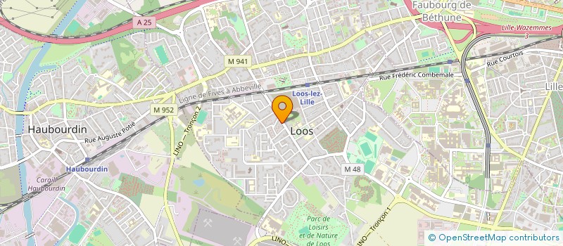 localisation de l'entreprise MADAME CHRISTINE VER EECKE  LOOS