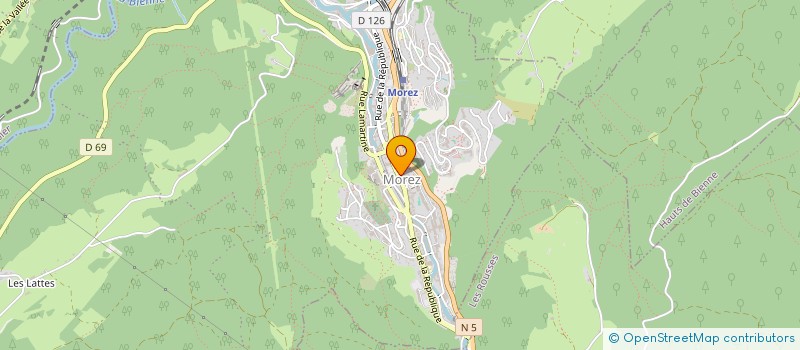 localisation de l'entreprise MADAME CHRISTINE VERA  HAUTS DE BIENNE