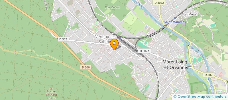 localisation de l'entreprise MADAME CHRISTINE VERDEIL  MORET-LOING-ET-ORVANNE