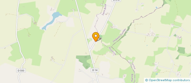 localisation de l'entreprise MADAME CHRISTINE VERDON  SAINT-DENIS-D'ANJOU