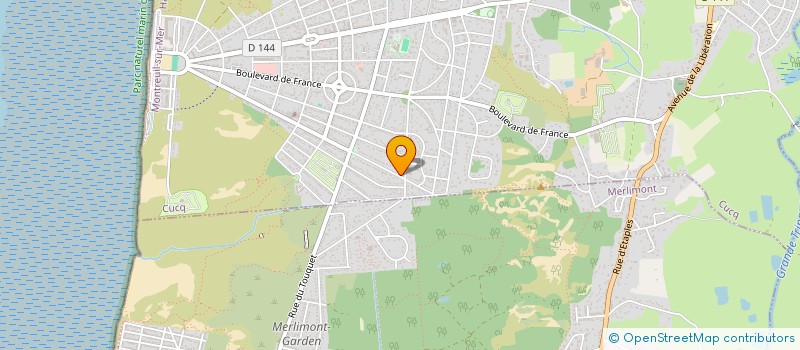 localisation de l'entreprise MADAME CHRISTINE VERIN  CUCQ