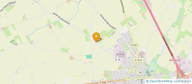 localisation de l'entreprise MADAME CHRISTINE VERMERSCH à STEENVOORDE