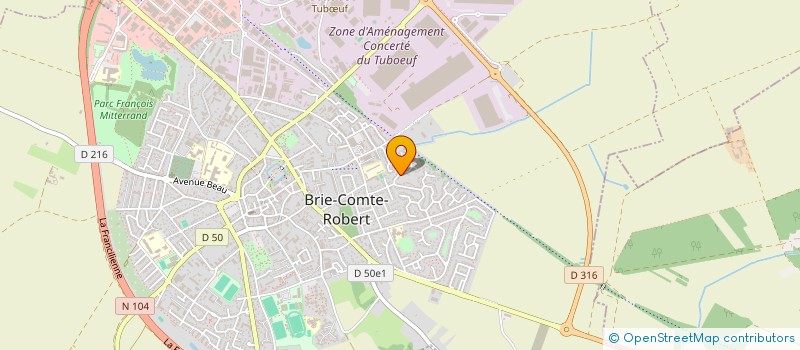 localisation de l'entreprise MADAME CHRISTINE VERMET à BRIE-COMTE-ROBERT