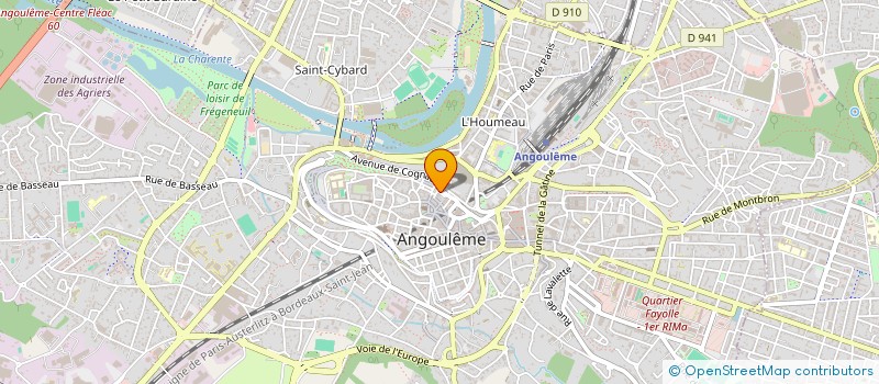 localisation de l'entreprise MADAME CHRISTINE VERRIER à ANGOULEME