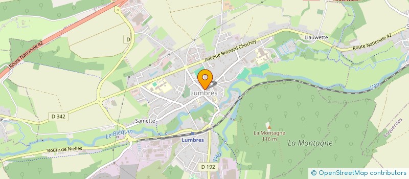 localisation de l'entreprise MADAME CHRISTINE VERS  LUMBRES