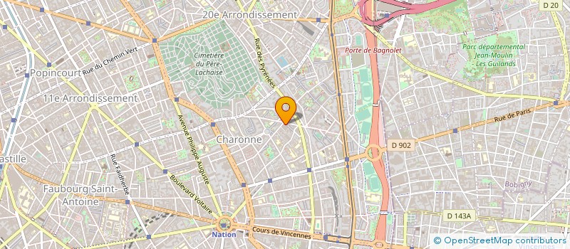 localisation de l'entreprise MADAME CHRISTINE VERWAERDE  PARIS