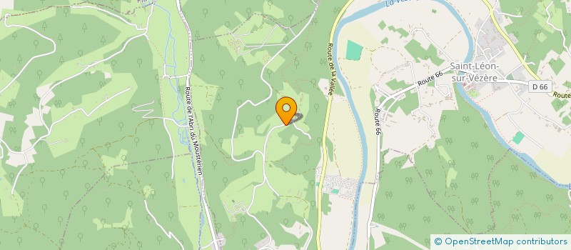 localisation de l'entreprise MADAME CHRISTINE VESQUES  SAINT-LEON-SUR-VEZERE