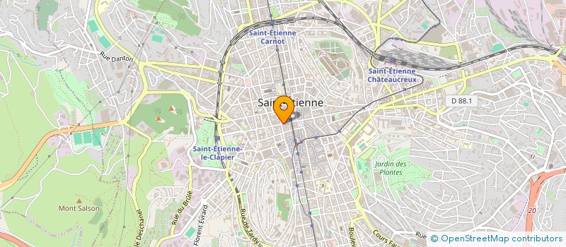 localisation de l'entreprise MADAME CHRISTINE VIAL à SAINT-ETIENNE