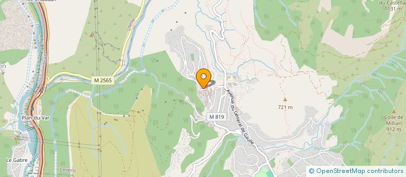 localisation de l'entreprise MADAME CHRISTINE VIAL-PAILLER  LEVENS