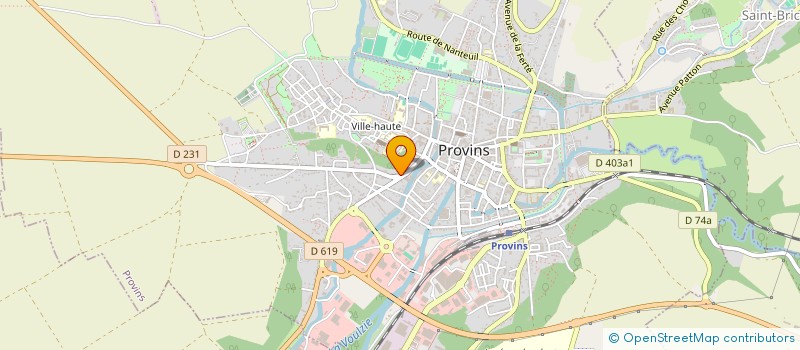 localisation de l'entreprise MADAME CHRISTINE VIALA  PROVINS