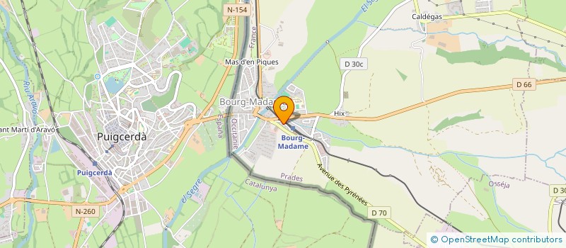 localisation de l'entreprise MADAME CHRISTINE VIDAL  BOURG-MADAME