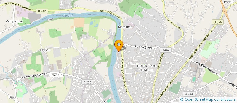 localisation de l'entreprise MADAME CHRISTINE VIEIRA  VILLENEUVE SUR LOT