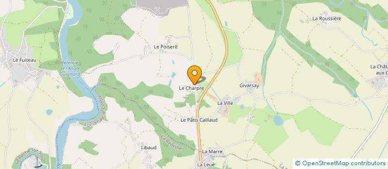 localisation de l'entreprise MADAME CHRISTINE VIEIRA  SAINT-GERMAIN-DE-PRINCAY