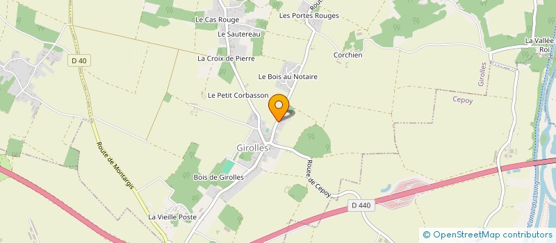 localisation de l'entreprise MADAME CHRISTINE VIERO à GIROLLES