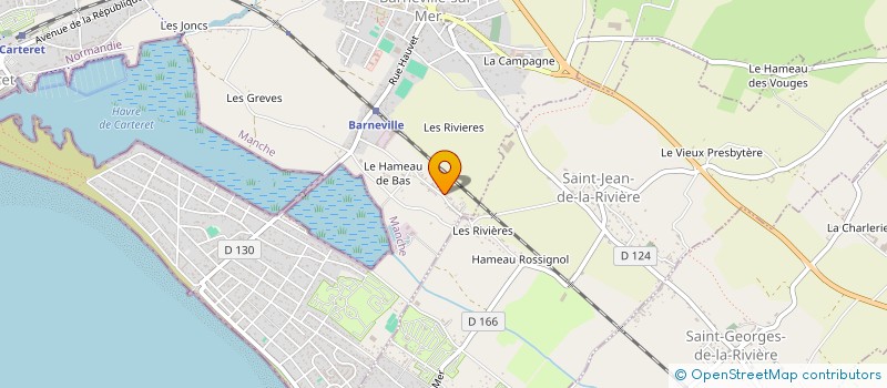 localisation de l'entreprise MADAME CHRISTINE VILLAIN  GOLLEVILLE