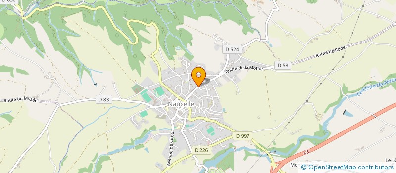 localisation de l'entreprise MADAME CHRISTINE VILO  NAUCELLE