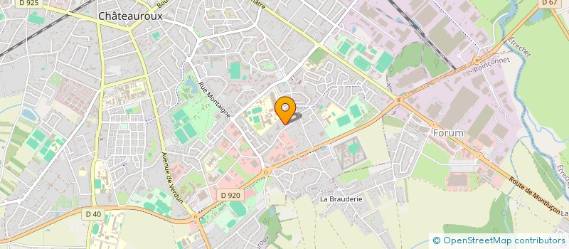 localisation de l'entreprise MADAME CHRISTINE VINCENT à CHATEAUROUX